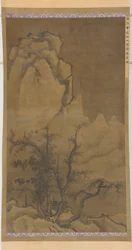 Winter Trees and Snowy Peaks