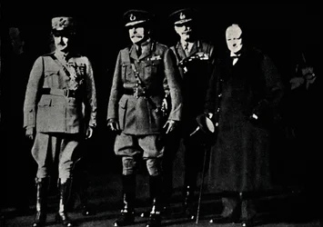 With General Diaz and Field-Marshal Haig