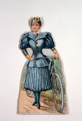 Woman in Cycling Dress