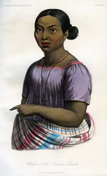 Woman of the Mariana Islands, 1848