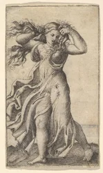 Woman Pulling Her Hair