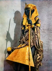 Wooden Statue of Tutankhamun, Egypt, 1933-1934