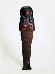 Wooden Ushabti Figurine of Mutry