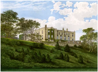 Workington Hall, Cumberland, Home of the Curwen Family