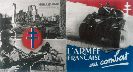World War 2: Free French propaganda poster