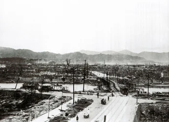 World War II: Ruins of Hiroshima After the Atomic Bombing, August 6