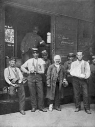Wounded French Soldiers on the Way to Hospital by Train, France