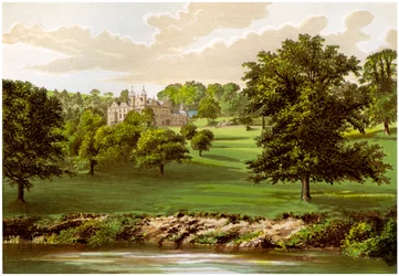 Wyaston Leys, Herefordshire, home of the Bannerman family, c1880