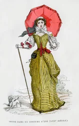 Young Woman in Summer Fashion