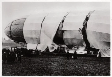 Zeppelin LZ2 after its destruction, 1906 1933