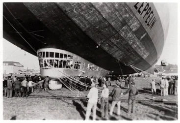 Zeppelin LZ 127 Graf Zeppelin after landing