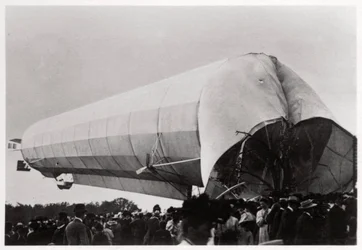 Zeppelin LZ 5 at Goeppingen, Germany, 1909