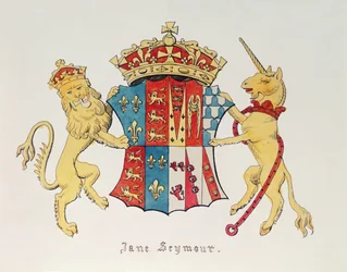 Coat of Arms of Jane Seymour, third wife of King Henry VIII of England