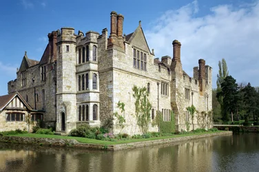 Exterior view of Hever Castle, Kent, UK, early 16th century