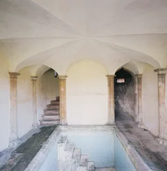 Interior of the Bath House, Corsham Court, Wiltshire