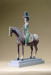 Lady Rider, Astana, 7th Century