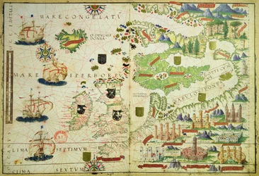 Map of Europe, from a Facsimile of the 