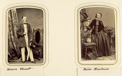Portraits of Horace Vernet and Rosa Bonheur