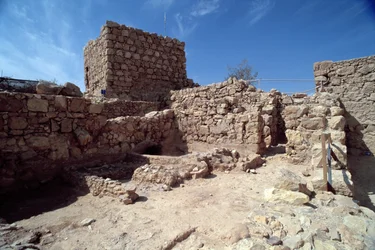 Remains of the fortress palace, built by Herod the Great
