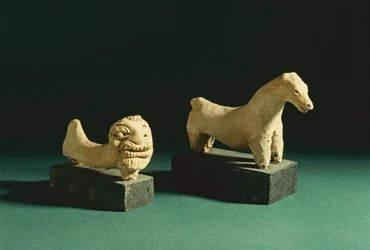 Terracotta Lion and Horse, Mohenjodaro, 2300-1750 BC