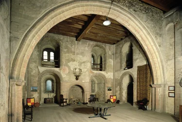 The Banqueting Hall, Hedingham Castle, English School, 12th century, Essex, UK
