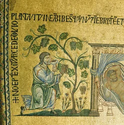 The Story of Noah, Mosaic from the 2nd Vault of the Atrium in San Marco Basilica, Venice