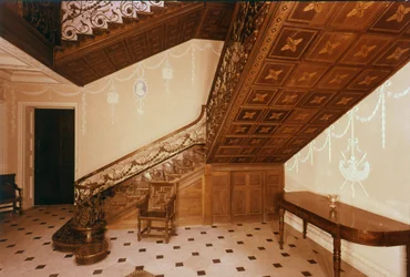 The staircase, Claydon House, Buckinghamshire, mid-18th century