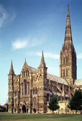 View of Salisbury Cathedral from the South West, 1220-58