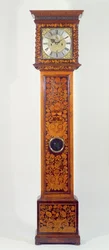 Walnut marquetry longcase clock, by Daniel Quare