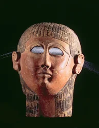 Bearded mask, from Carthage, Tunisia, Phoenician, 4th century BC