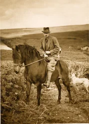 10th Duke of Devonshire on horseback on Bolton Moor