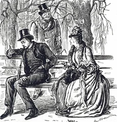 A Couple Practising Palmistry