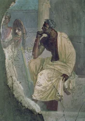 Actor and Mask, from the House of the Tragic Poet
