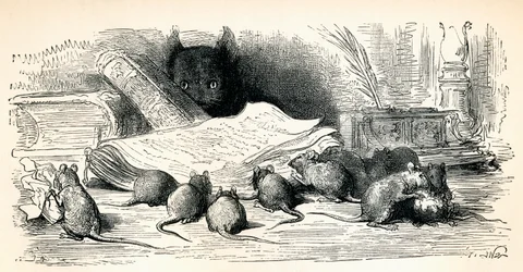 After a work by Gustave Dore from 