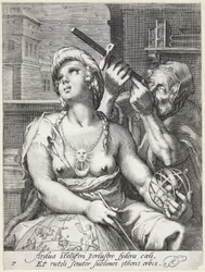 Allegorical Engraving of Astronomy