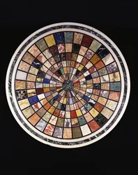 An Italian Specimen Marble Table Top