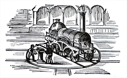 An Engine Turntable