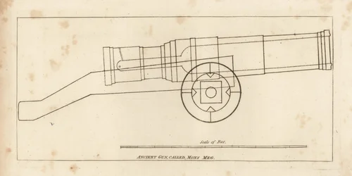 Ancient bombard or gun called Mons Meg