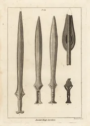 Ancient Brass Swords