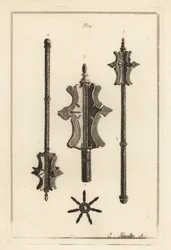 Ancient Iron Mace in the Collection of Gustavus Brander