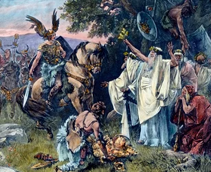 Armin among the priests