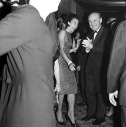 Bourvil at the Ye Ye show at Olympia