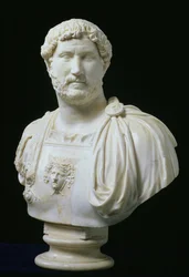Bust of the Emperor Hadrian (Publius Aelius Hadrianus) (76-138), c.130 AD