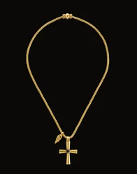 Byzantine Gold and Glass Cross, c.5th-7th century