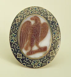 Cameo of an Eagle on a Branch, Sicilian, c.1240