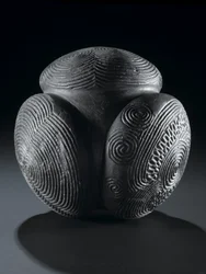 Carved Ball from Glass Hill, Towie, Aberdeenshire, Neolithic, c.3000 BC