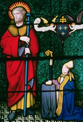 Christ with a Kneeling Bishop