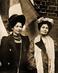 Christabel and Emmeline Pankhurst (photo)