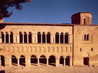 Church of Saint Sofia, view of the west portico facade constructed under Archbishop Grigorios