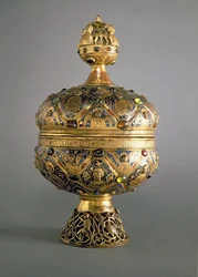 Ciborium, made in Limoges by G. Alpais for the Abbey at Montmajour